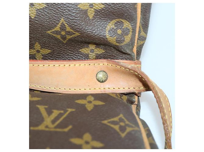 LOUIS VUITTON Borsa a Spalla Monogram Saumur 35 M42254 LV Auth ka1233 Monogramma - vista 9