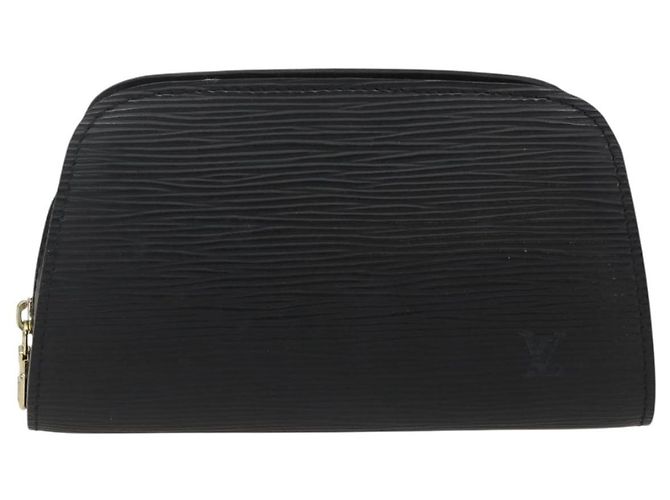 LOUIS VUITTON Pochette Dauphine PM Epi Nera M48442 LV Auth am10195 Nero - vista 13