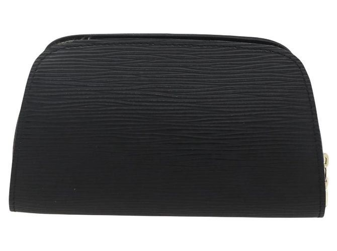 LOUIS VUITTON Pochette Dauphine PM Epi Nera M48442 LV Auth am10195 Nero - vista 2