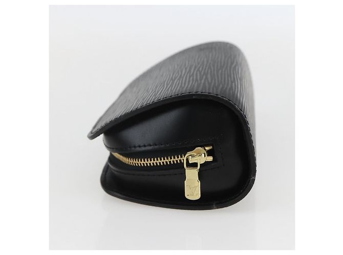 LOUIS VUITTON Pochette Dauphine PM Epi Nera M48442 LV Auth am10195 Nero - vista 4