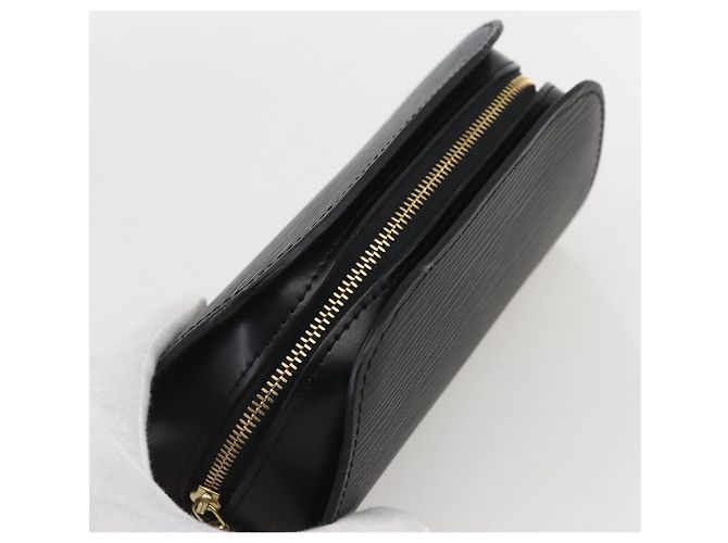LOUIS VUITTON Pochette Dauphine PM Epi Nera M48442 LV Auth am10195 Nero - vista 5