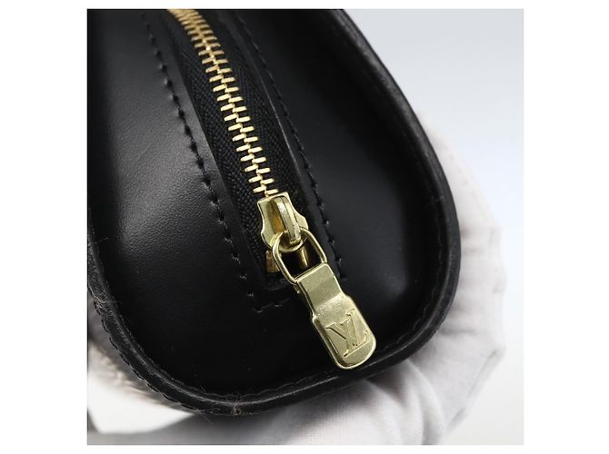 LOUIS VUITTON Pochette Dauphine PM Epi Nera M48442 LV Auth am10195 Nero - vista 8