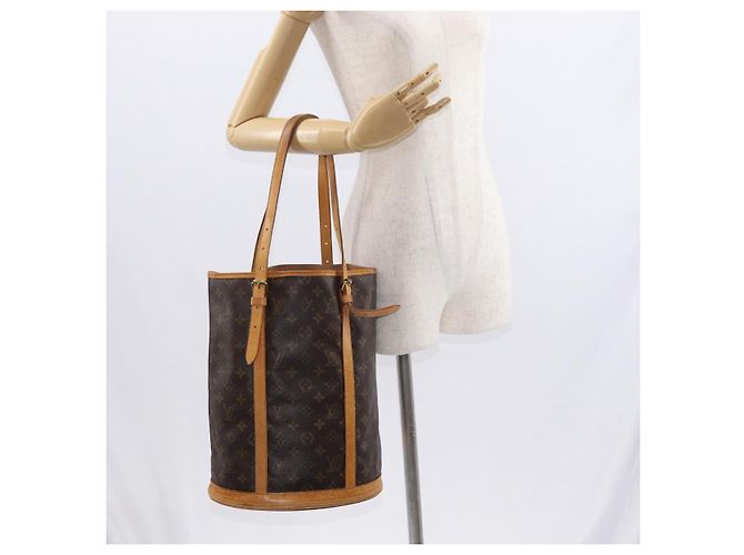 LOUIS VUITTON Borsa a Spalla Monogram Bucket GM M42236 LV Auth 159047 Monogramma - vista 21