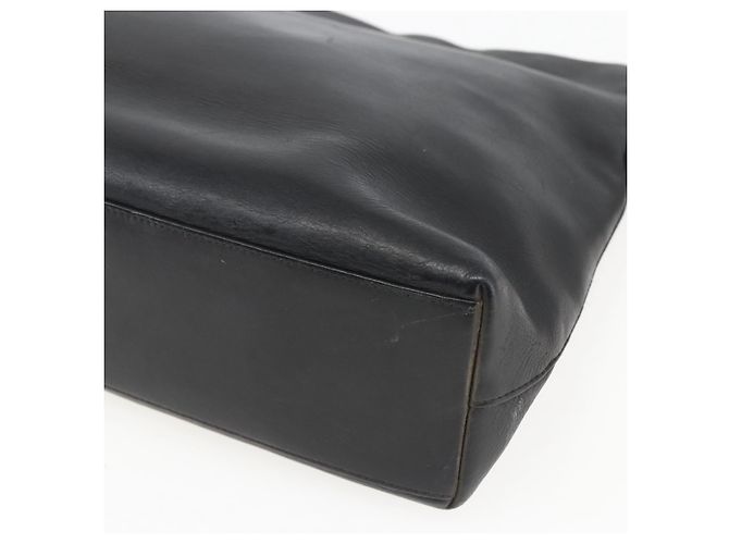 Borsa a Spalla CHANEL in Pelle Nera Argento CC Auth BA9339 Nero - vista 15