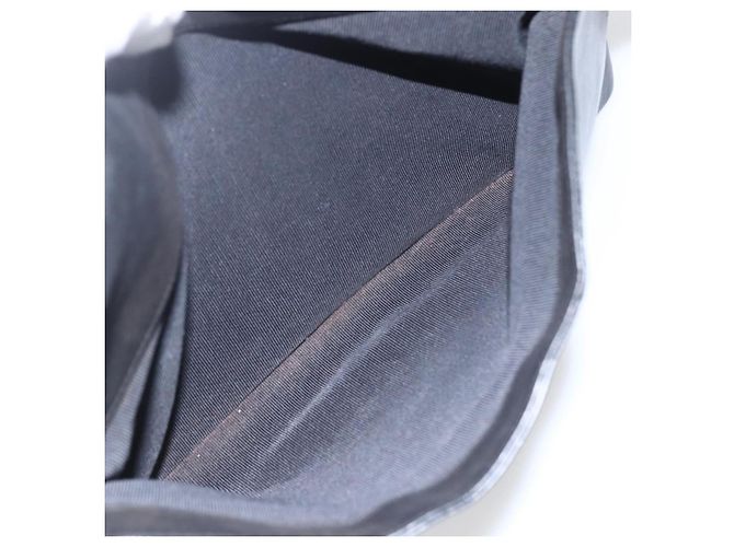 Borsa a Spalla CHANEL in Pelle Nera Argento CC Auth BA9339 Nero - vista 21