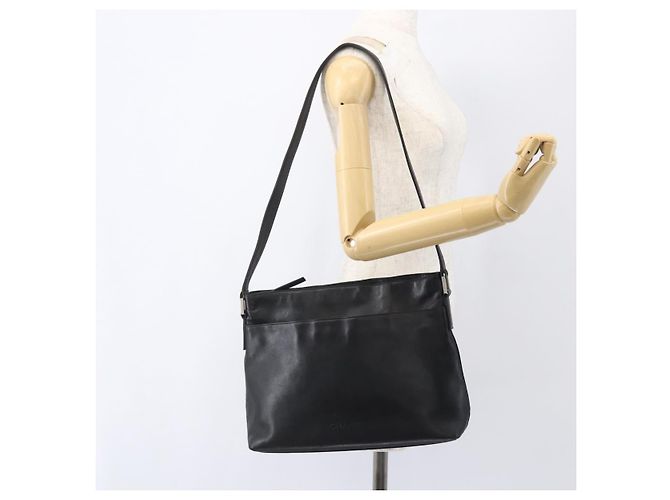 Borsa a Spalla CHANEL in Pelle Nera Argento CC Auth BA9339 Nero - vista 22