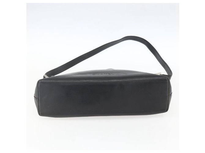 Borsa a Spalla CHANEL in Pelle Nera Argento CC Auth BA9339 Nero - vista 5
