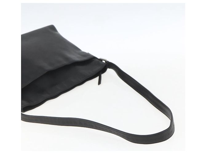 Borsa a Spalla CHANEL in Pelle Nera Argento CC Auth BA9339 Nero - vista 7