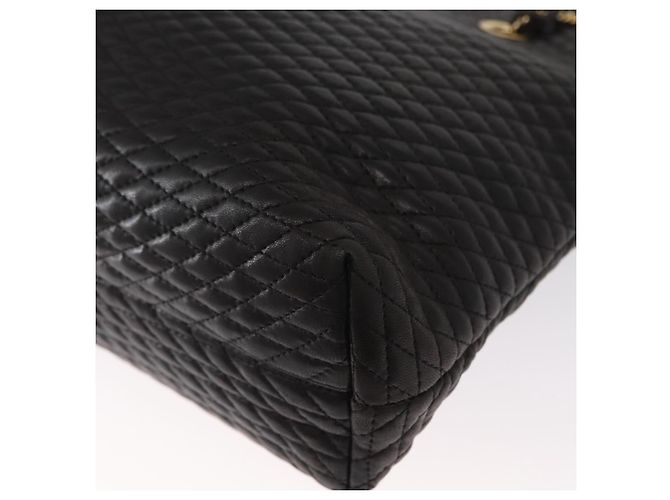 BALLY Borsa a Spalla a Catena Pelle Nera Oro Auth BA9129 Nero D'oro - vista 16