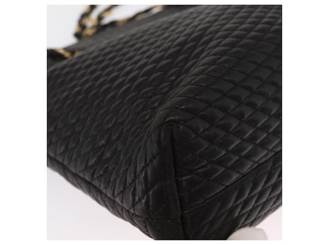 BALLY Borsa a Spalla a Catena Pelle Nera Oro Auth BA9129 Nero D'oro - vista 9