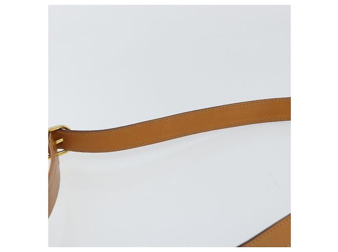 Céline Borsa a Spalla CELINE in Pelle Nera Oro Auth gh1499 Nero D'oro - vista 8
