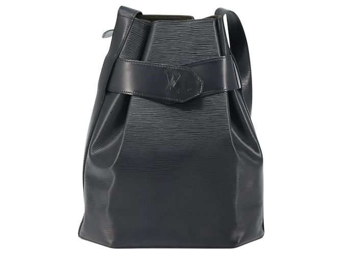 LOUIS VUITTON Borsa a Spalla Epi GM Nera M80155 Autentica LV BA9342 Nero - vista 13