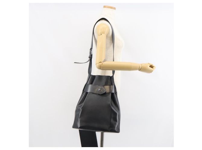 LOUIS VUITTON Borsa a Spalla Epi GM Nera M80155 Autentica LV BA9342 Nero - vista 22