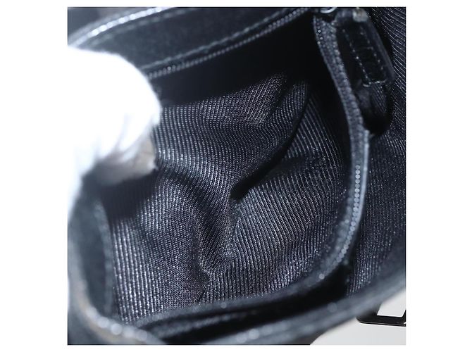 Borsa a vita GG Canvas Jackie Gucci Nera Argento 92543 Auth ka1363 Nero - vista 12