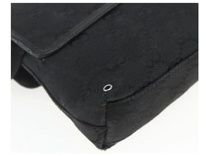 Borsa a vita GG Canvas Jackie Gucci Nera Argento 92543 Auth ka1363 Nero - vista 16