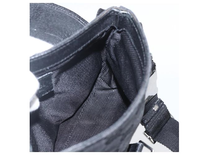 Borsa a vita GG Canvas Jackie Gucci Nera Argento 92543 Auth ka1363 Nero - vista 19