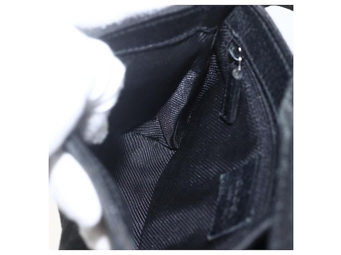 Borsa a vita GG Canvas Jackie Gucci Nera Argento 92543 Auth ka1363 Nero - vista 20
