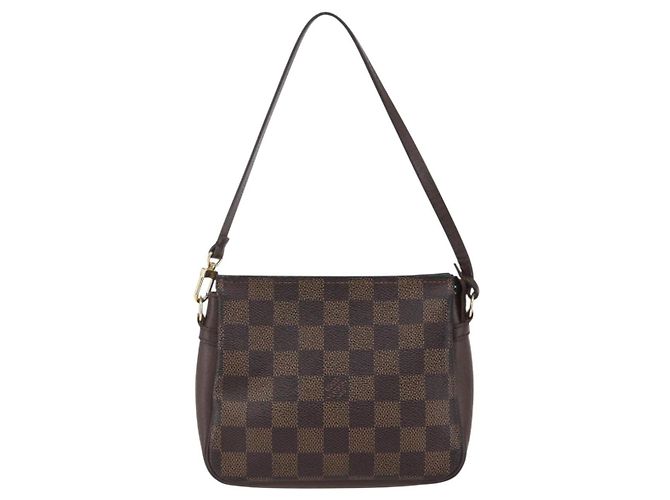 LOUIS VUITTON Pochette per il Trucco Damier Ebene N51982 Auth LV 159468 - vista 13