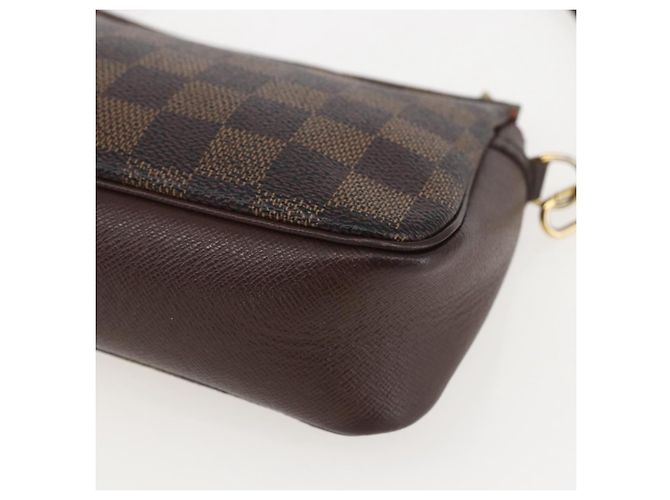 LOUIS VUITTON Pochette per il Trucco Damier Ebene N51982 Auth LV 159468 - vista 15