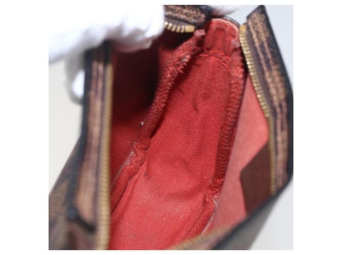 LOUIS VUITTON Pochette per il Trucco Damier Ebene N51982 Auth LV 159468 - vista 20