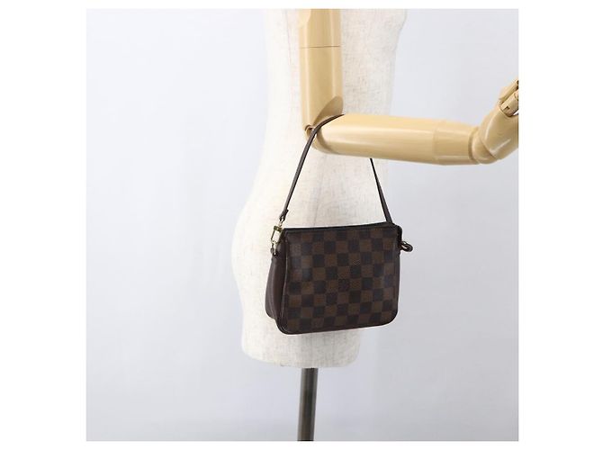 LOUIS VUITTON Pochette per il Trucco Damier Ebene N51982 Auth LV 159468 - vista 21