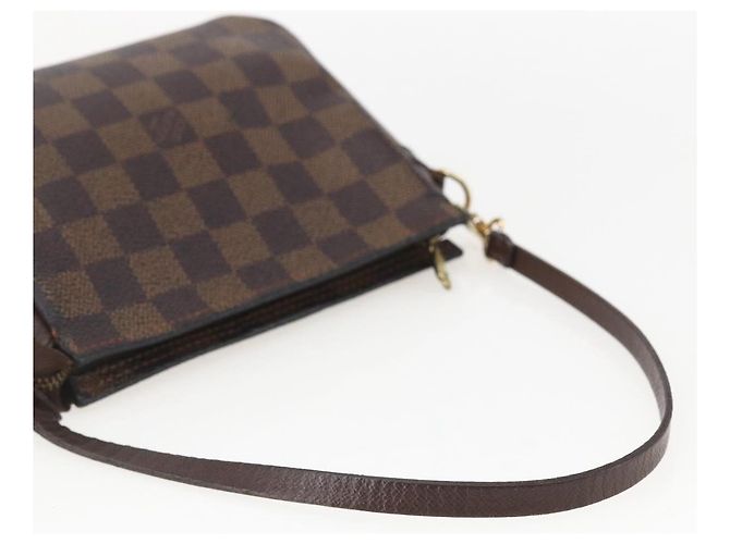 LOUIS VUITTON Pochette per il Trucco Damier Ebene N51982 Auth LV 159468 - vista 7