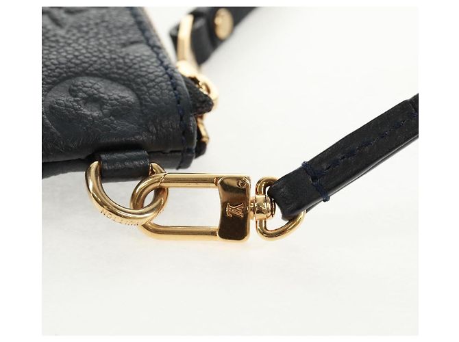 LOUIS VUITTON Monogram Empreinte Citadines PM Blu Infini M40517 Auth 160032 - vue 18