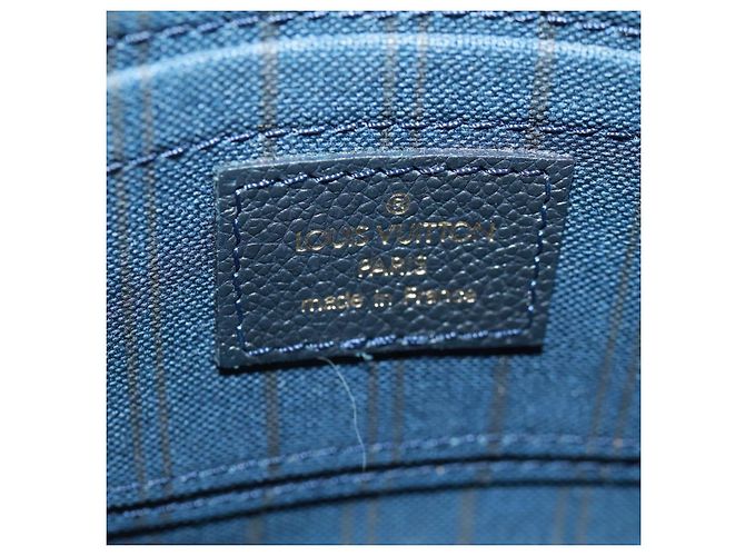 LOUIS VUITTON Monogram Empreinte Citadines PM Blu Infini M40517 Auth 160032 - vue 21