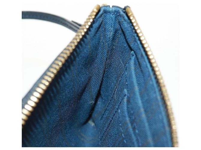 LOUIS VUITTON Monogram Empreinte Citadines PM Blu Infini M40517 Auth 160032 - vue 23