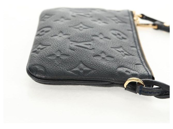 LOUIS VUITTON Monogram Empreinte Citadines PM Blu Infini M40517 Auth 160032 - vue 4