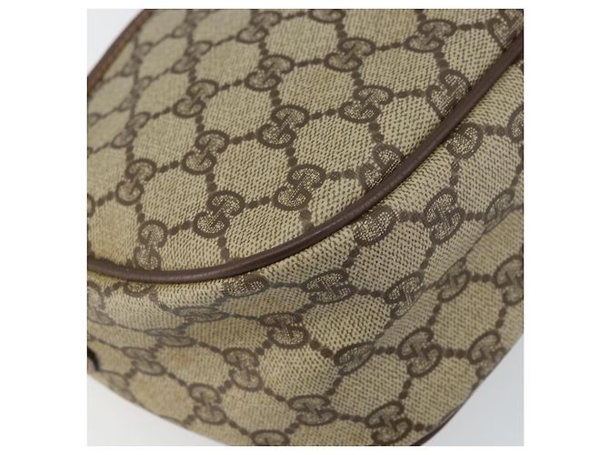 Borsa Sherry Line GG Supreme Web di GUCCI in PVC beige e oro 89 02 077 Auth 159285 D'oro - vista 15