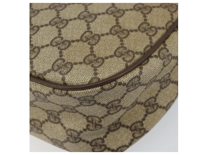 Borsa Sherry Line GG Supreme Web di GUCCI in PVC beige e oro 89 02 077 Auth 159285 D'oro - vista 16