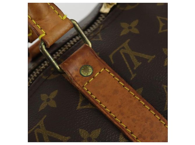 LOUIS VUITTON Monogram Keepall Bandouliere 50 Borsa Boston M41416 LV Auth 158083 Monogramma - vista 10