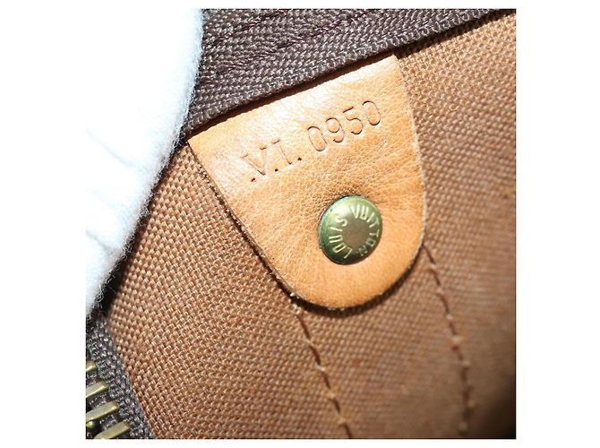LOUIS VUITTON Monogram Keepall Bandouliere 50 Borsa Boston M41416 LV Auth 158083 Monogramma - vista 12