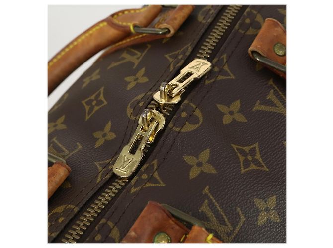 LOUIS VUITTON Monogram Keepall Bandouliere 50 Borsa Boston M41416 LV Auth 158083 Monogramma - vista 20