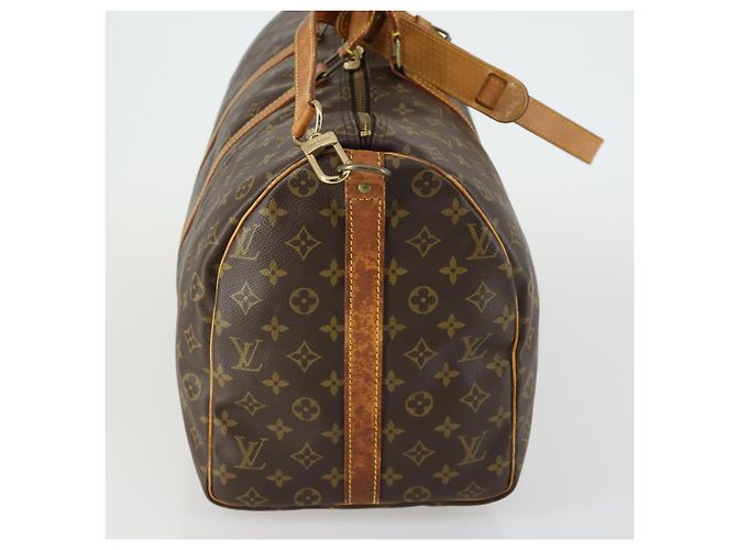 LOUIS VUITTON Monogram Keepall Bandouliere 50 Borsa Boston M41416 LV Auth 158083 Monogramma - vista 4