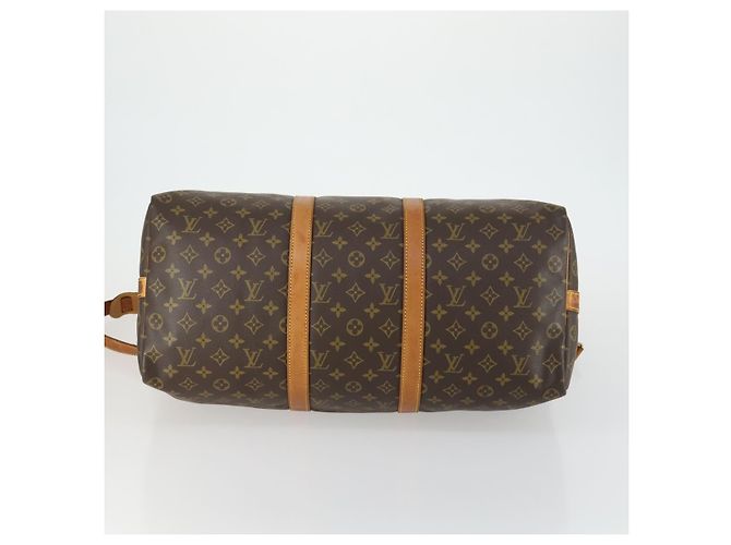 LOUIS VUITTON Monogram Keepall Bandouliere 50 Borsa Boston M41416 LV Auth 158083 Monogramma - vista 5