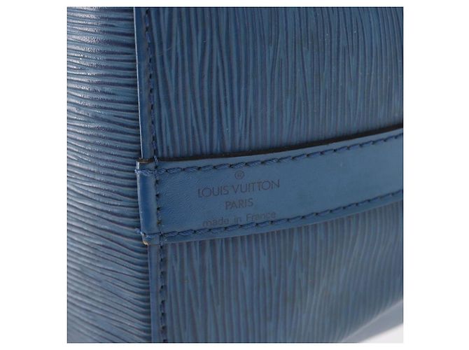 Noe LOUIS VUITTON Borsa a Spalla Petit Noé Epi Blu M44105 LV Auth 158249 - vista 18