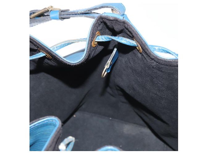 Noe LOUIS VUITTON Borsa a Spalla Petit Noé Epi Blu M44105 LV Auth 158249 - vista 21