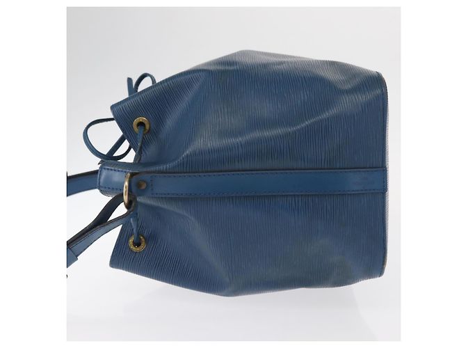 Noe LOUIS VUITTON Borsa a Spalla Petit Noé Epi Blu M44105 LV Auth 158249 - vista 4