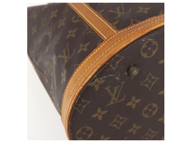LOUIS VUITTON Borsa a Spalla Monogram Bucket GM M42236 LV Auth 159427 Monogramma - vista 15