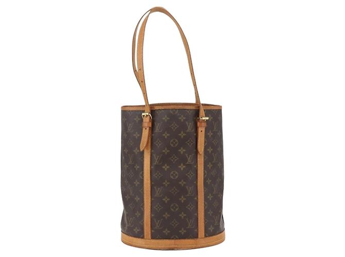 LOUIS VUITTON Borsa a Spalla Monogram Bucket GM M42236 LV Auth 159427 Monogramma - vista 2