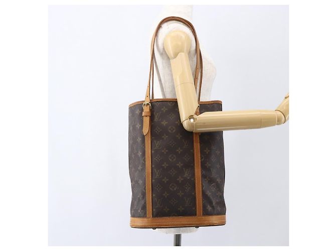 LOUIS VUITTON Borsa a Spalla Monogram Bucket GM M42236 LV Auth 159427 Monogramma - vista 22