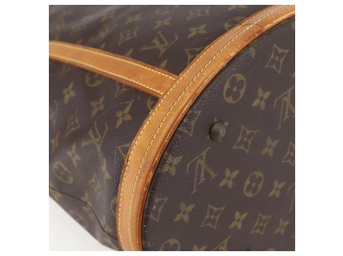 LOUIS VUITTON Borsa a Spalla Monogram Bucket GM M42236 LV Auth 159427 Monogramma - vista 9