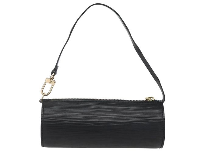 LOUIS VUITTON Pochette Soufflot Epi Nera LV Auth BA9438 Nero - vista 2