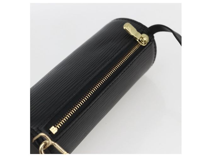 LOUIS VUITTON Pochette Soufflot Epi Nera LV Auth BA9438 Nero - vista 6