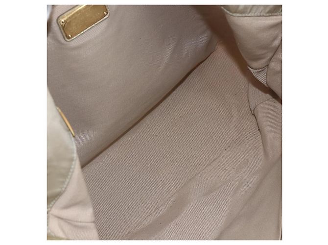Borsa a mano Salvatore Ferragamo in nylon 2 in 1 beige oro Auth BA9246 D'oro - vista 11