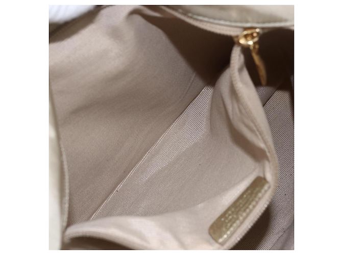 Borsa a mano Salvatore Ferragamo in nylon 2 in 1 beige oro Auth BA9246 D'oro - vista 22