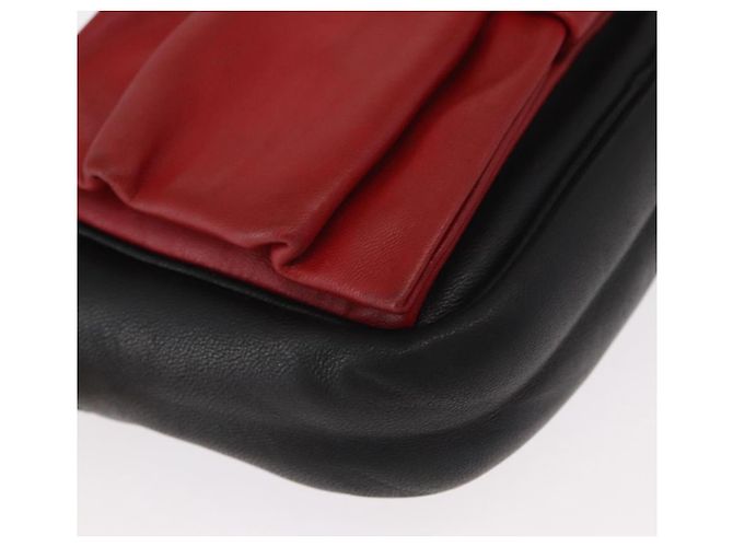 Borsa a Spalla PRADA in Pelle Nera Oro Auth 161530V Nero D'oro - vista 15