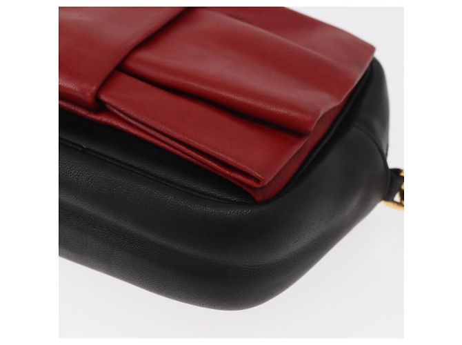 Borsa a Spalla PRADA in Pelle Nera Oro Auth 161530V Nero D'oro - vista 16